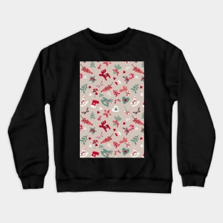 Christmas Toys Pattern Crewneck Sweatshirt